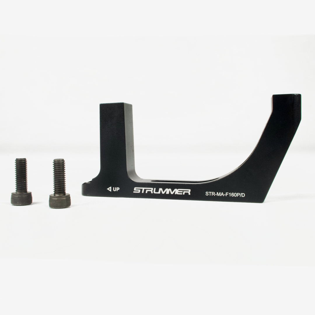 Strummer STR-MA-F160P/D Flat-Post Disc Brake Caliper Mount Adapter (depan)