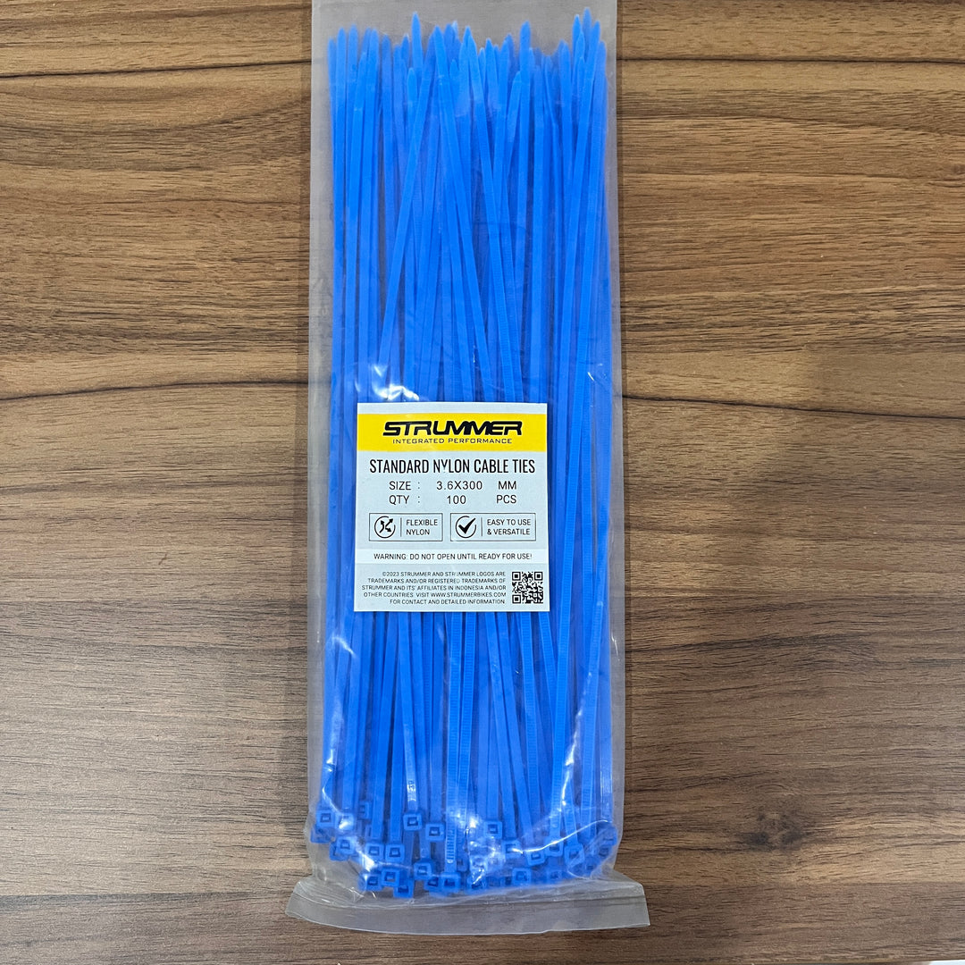 Strummer 3.6x300 Standard Nylon Cable Ties (100 Pcs/Pack)