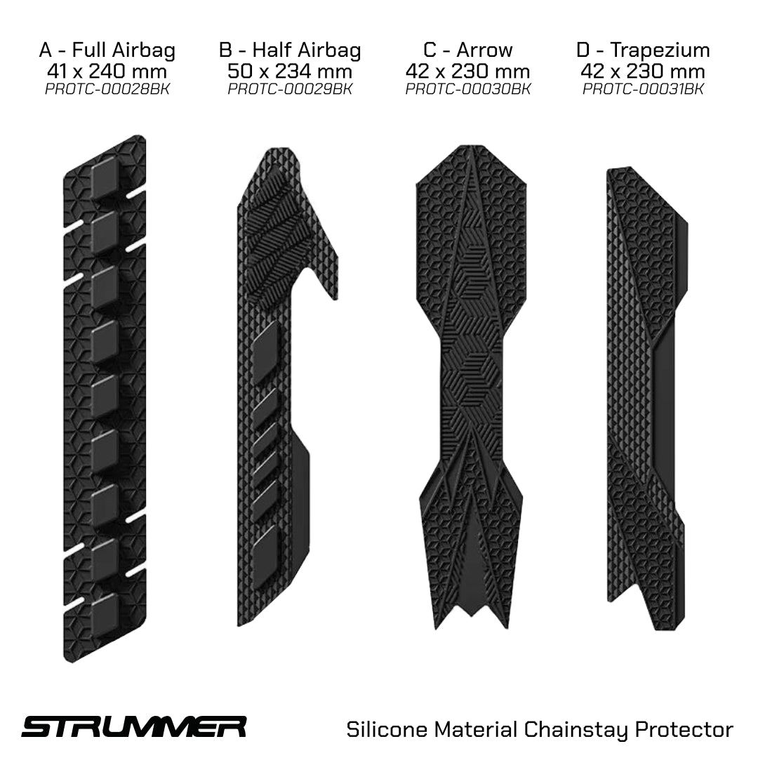 Strummer Silicone Bicycle Chainstay Protector For Frame