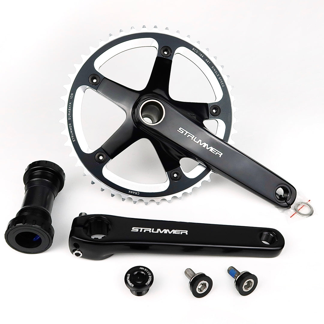 Strummer CW-880 Chainwheel/Crankset with BB for Fixed Gear