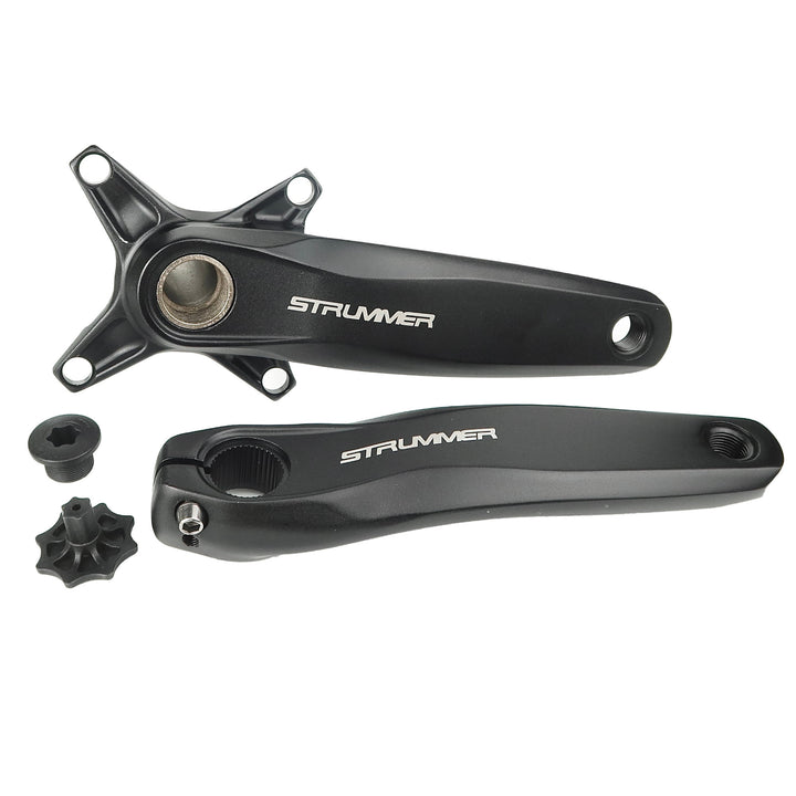Strummer CW-098 CHAINWHEEL/CRANKSET, BCD-104, 120LX24 mm Spindle