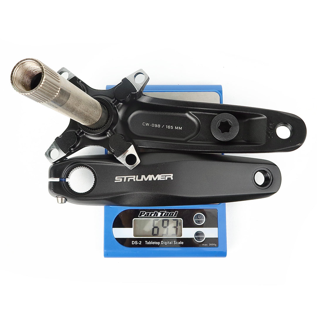 Strummer CW-098 CHAINWHEEL/CRANKSET, BCD-104, 120LX24 mm Spindle