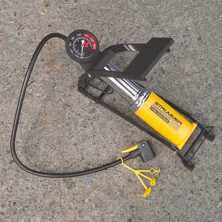 Strummer PM-55 Máy bơm chân đơn khối lượng lớn với phụ kiện (máy đo tương tự)