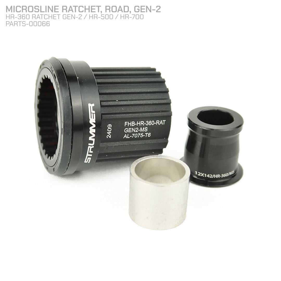 Strummer 12-Speed Microspline Freehub Body Kit (HR-360 Gen-2/HR-500/HR-700)