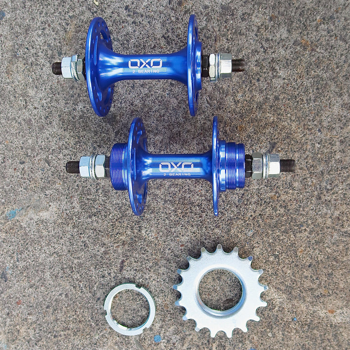 OXO HB-847 Fixed Gear Hub 3/8 with 17T Cog & Lock