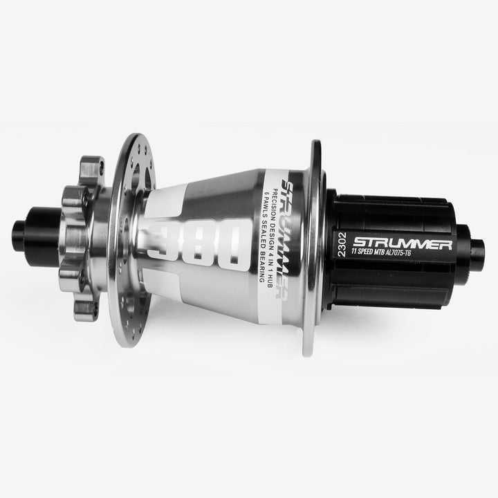 Strummer HM-380 6-Pawls 3T Gen-1 MTB Hub for MTB (9x100/10x135)