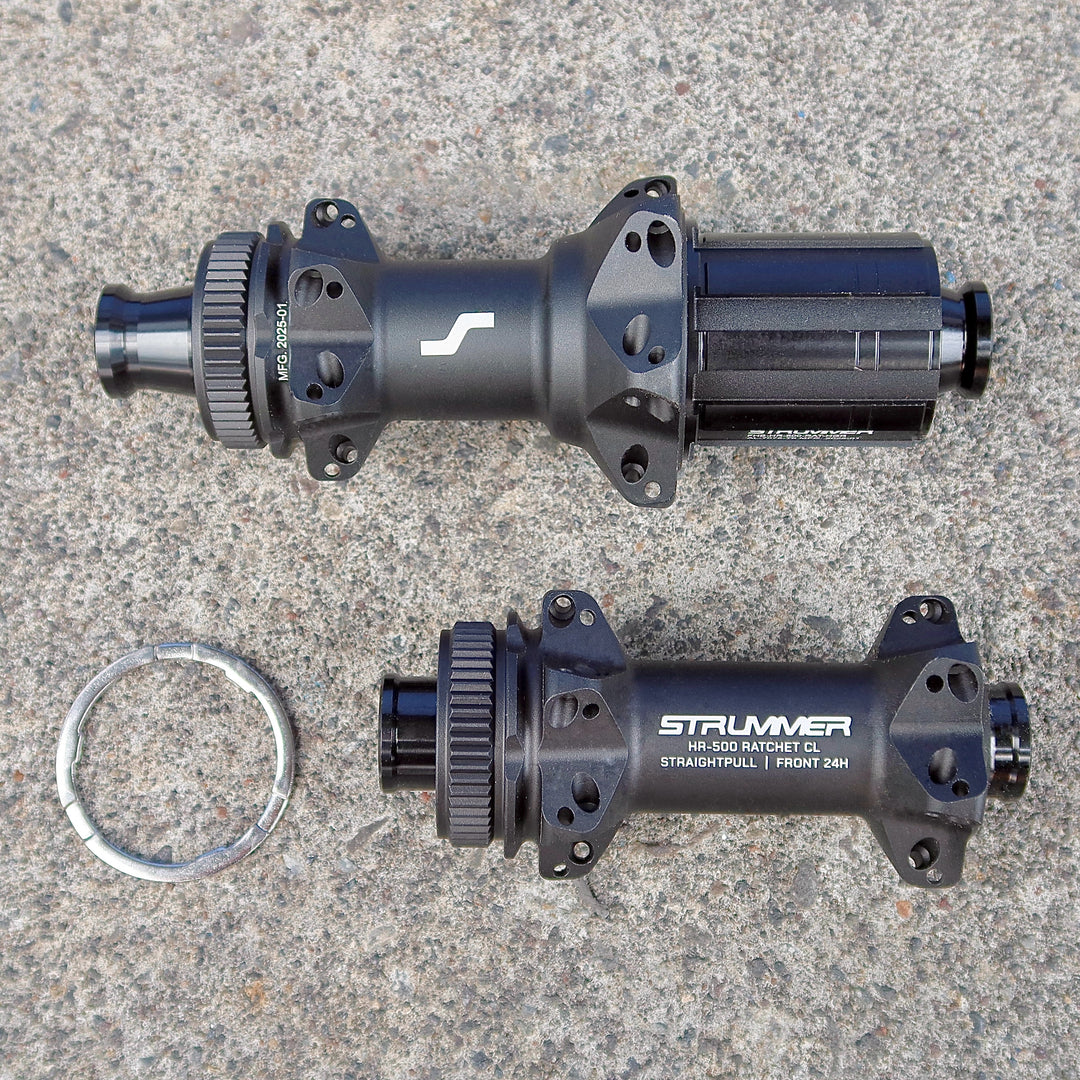 Strummer HR-500 Ratchet Centerlock Hub Set (Straightpull)