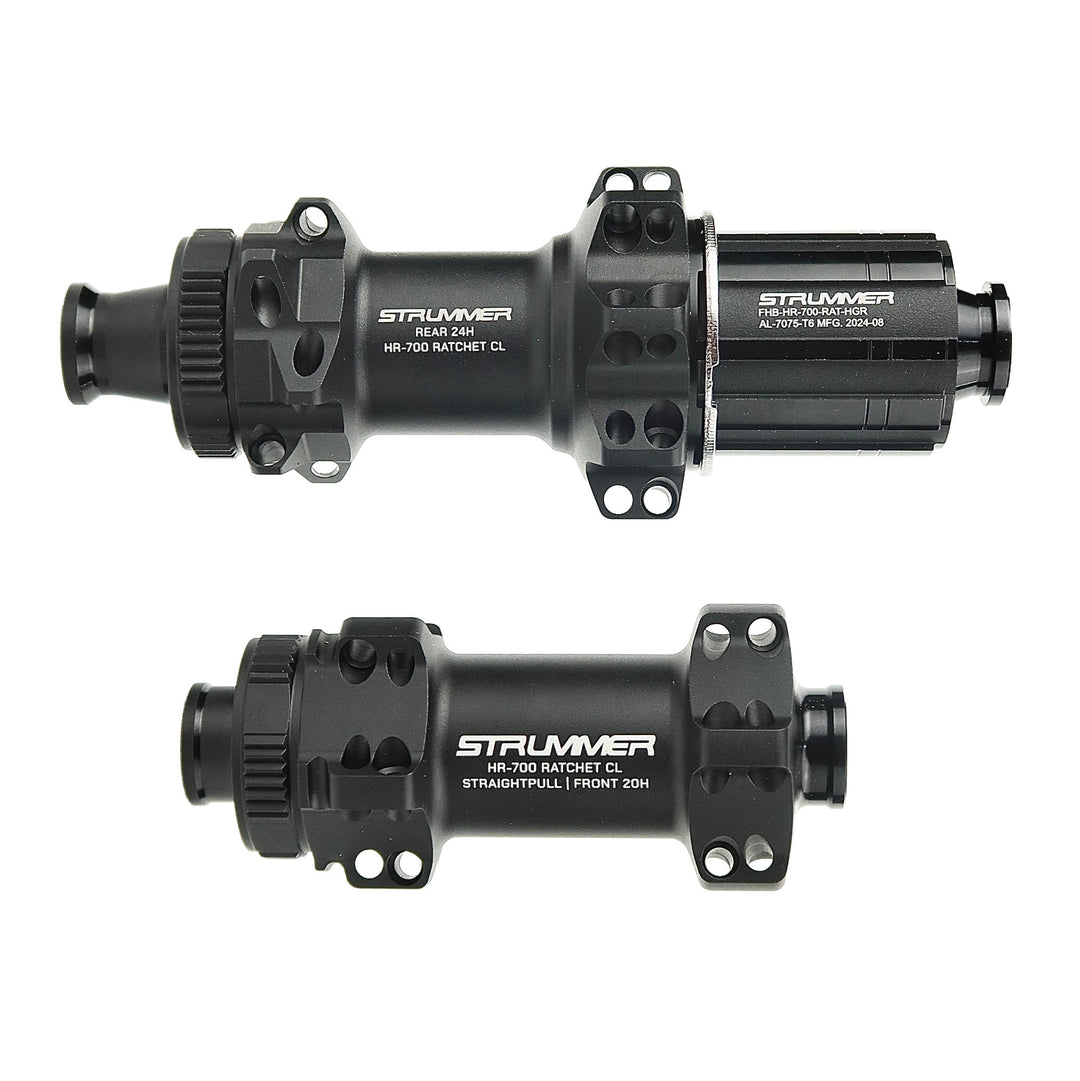 Strummer HR-700 Ratchet Centerlock Hub Set (เข้ากันได้กับคาร์บอน