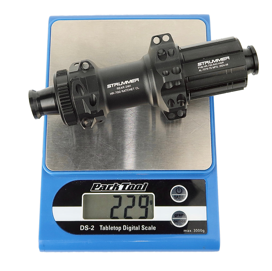 Strummer HR-700 Ratchet Centerlock Hub Set (เข้ากันได้กับคาร์บอน