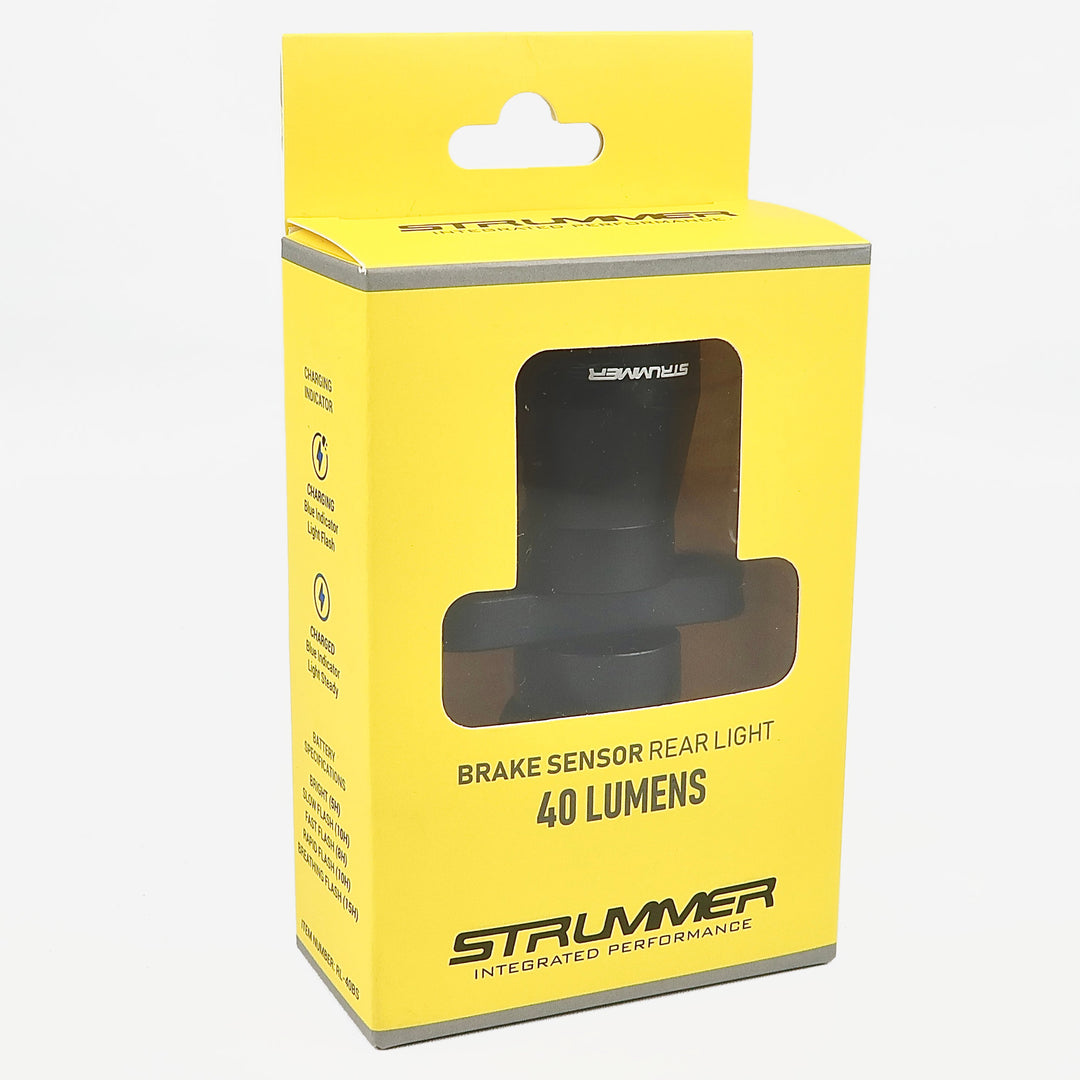 Strummer RL-40bs Smart Rear Light (na may preno sensor at awtomatikong paggising)