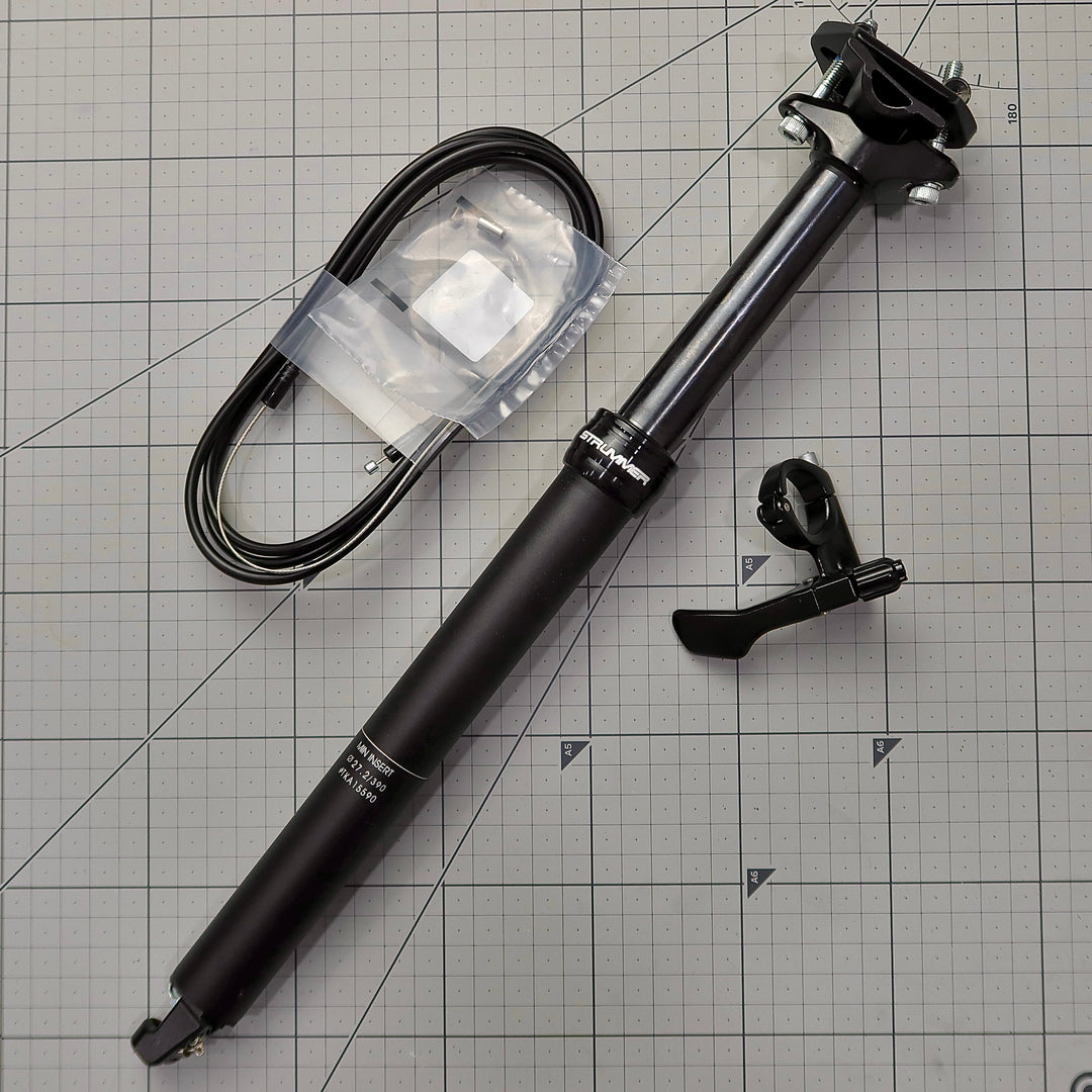 Strummer 27.2 mm x 390 mm Dropper seatpost with 100 mm Travel