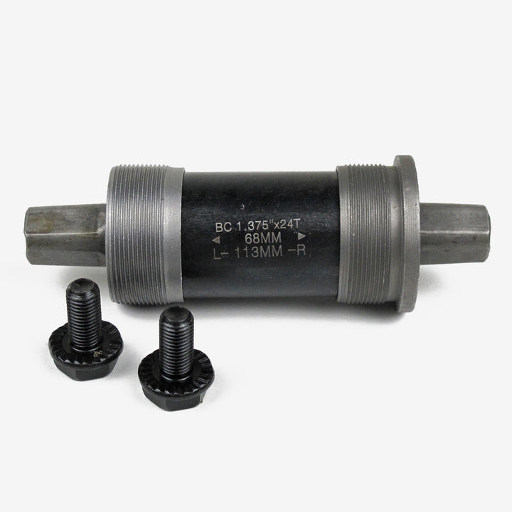 OXO BB-04 Square Bottom Bracket 113MM 68MM BC 1.375"x24T Black