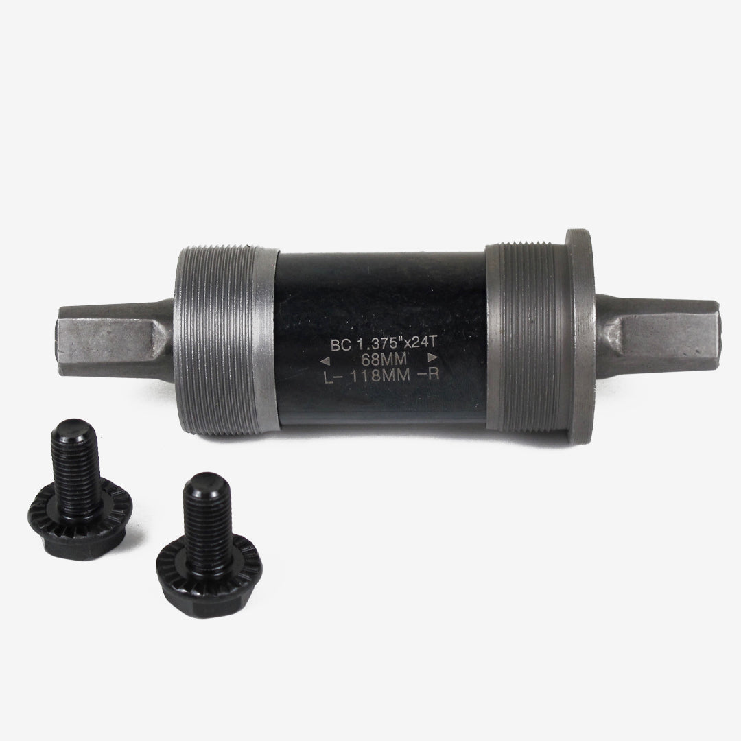 OXO BB-04 Square Bottom Bracket 118MM 68MM BC 1.375"x24T Black