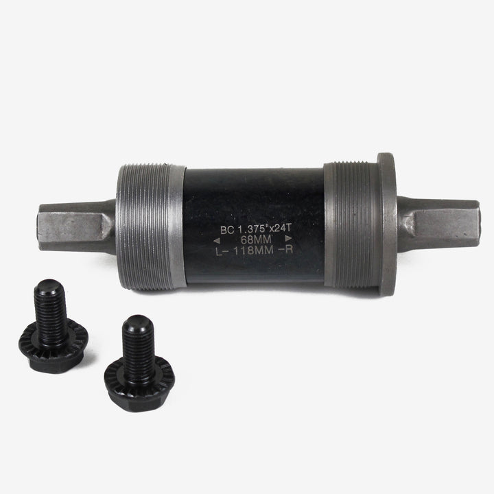 OXO BB-04 Square Bottom Bracket 118MM 68MM BC 1.375"x24T Black