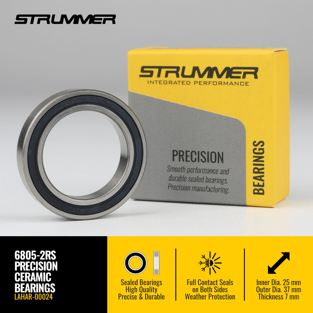 Strummer 6805-2Rs Vòng bi niêm phong (Hybrid gốm)