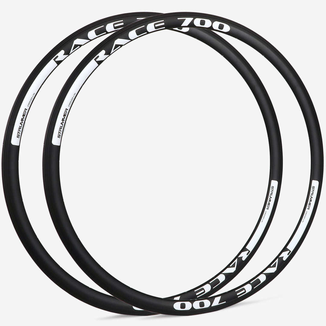 Strummer Race-700 30mm Rims (Black Brake Line, 2 Pcs)