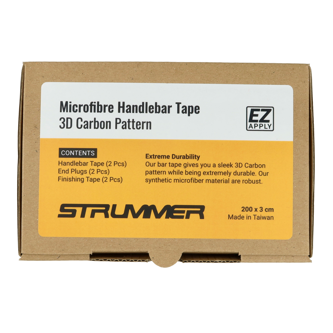 Strummer 3D Carbon Pattern Microfibre Tape