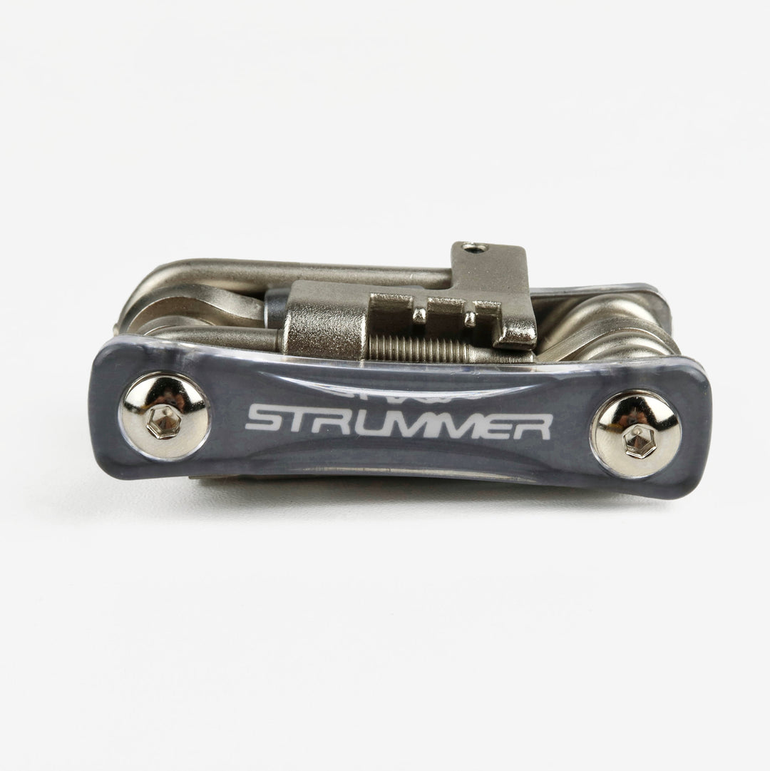 Strummer 11 trong 1 công cụ gấp (phẳng, hex, torx, pH, máy cắt chuỗi)