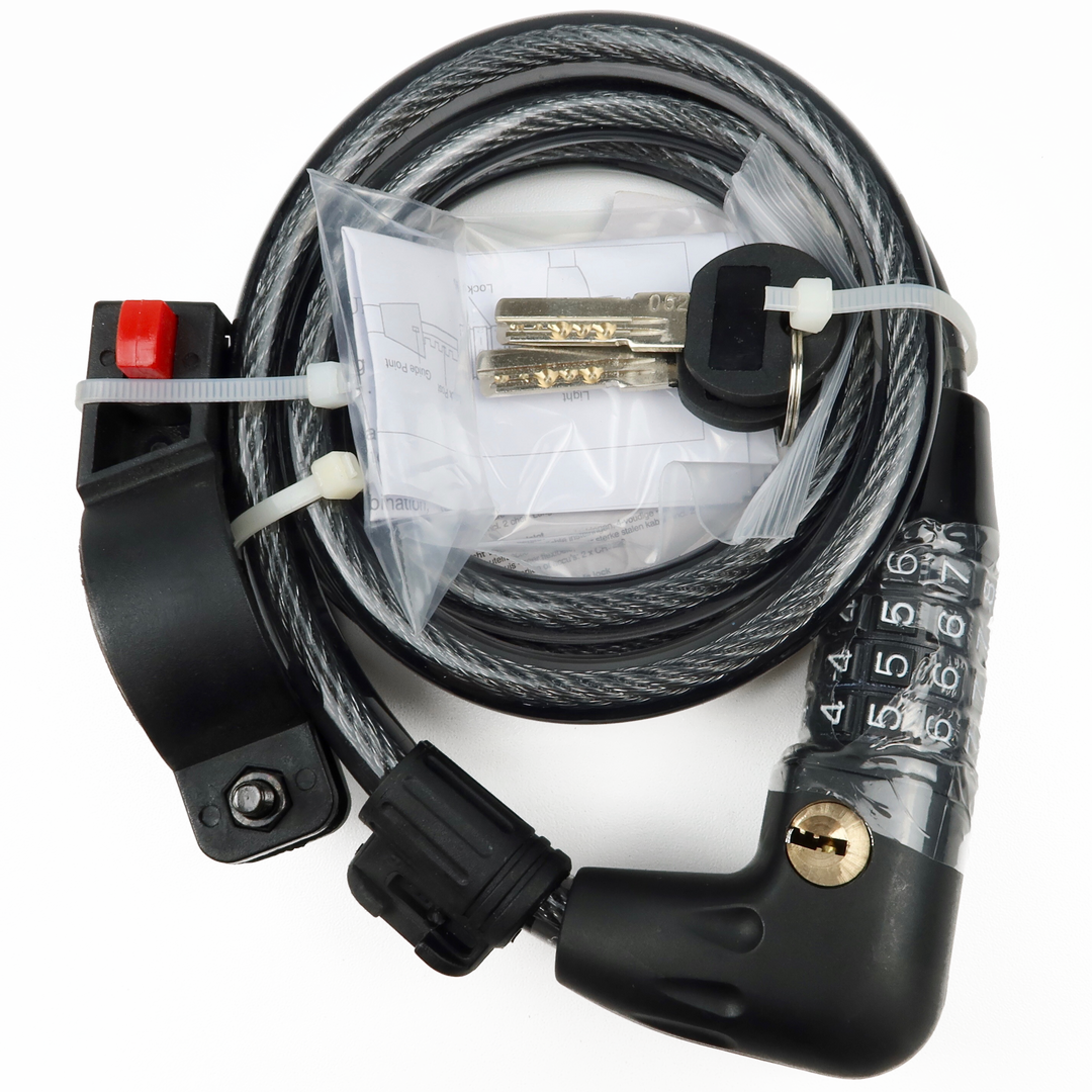 Strummer Spiral Lock With Light