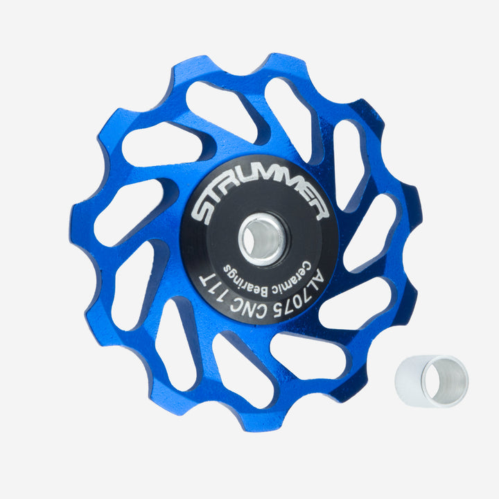 Strummer ด้านหลัง Derailleur Pulley Wheel (เซรามิกสีขาว)