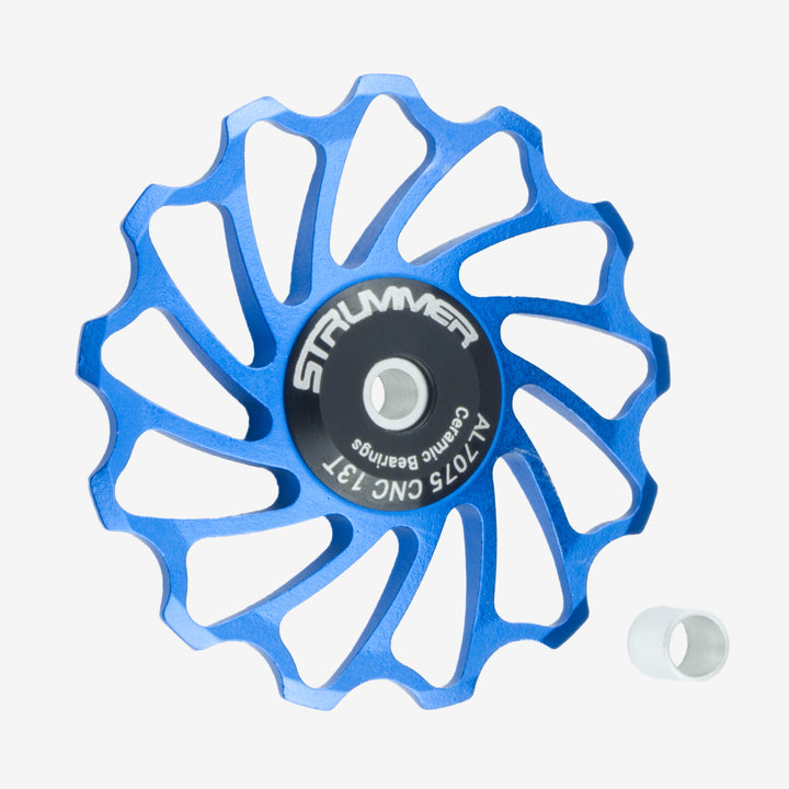 Strummer ด้านหลัง Derailleur Pulley Wheel (เซรามิกสีขาว)