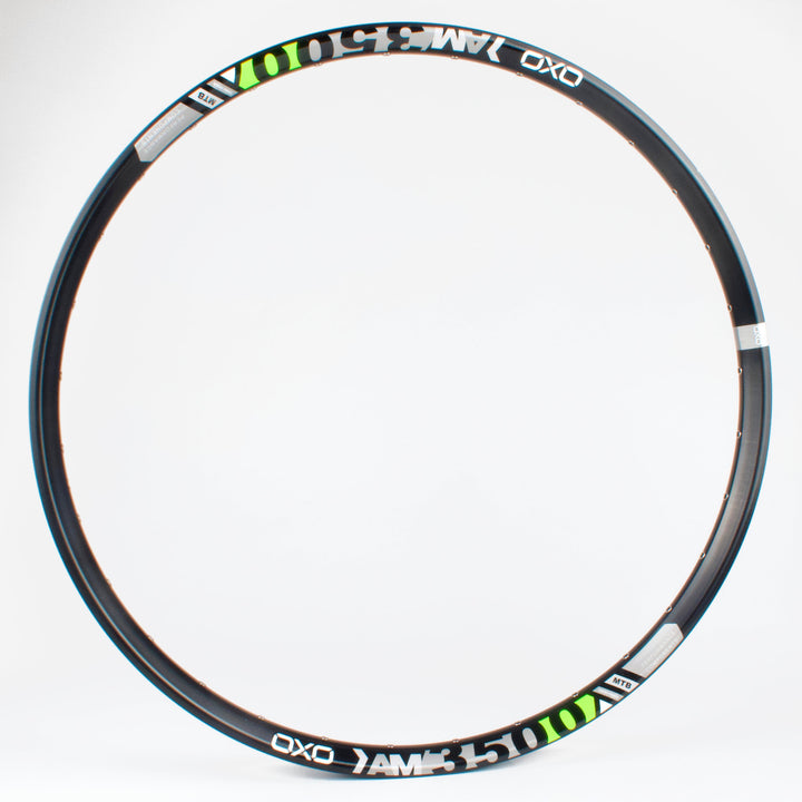 Oxo AM3500 Mountain Bike (MTB) Disc Brake Rims (1 set, harap at likuran)