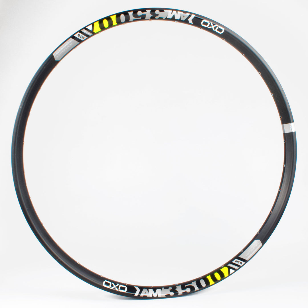 Oxo AM3500 Mountain Bike (MTB) Disc Brake Rims (1 set, harap at likuran)