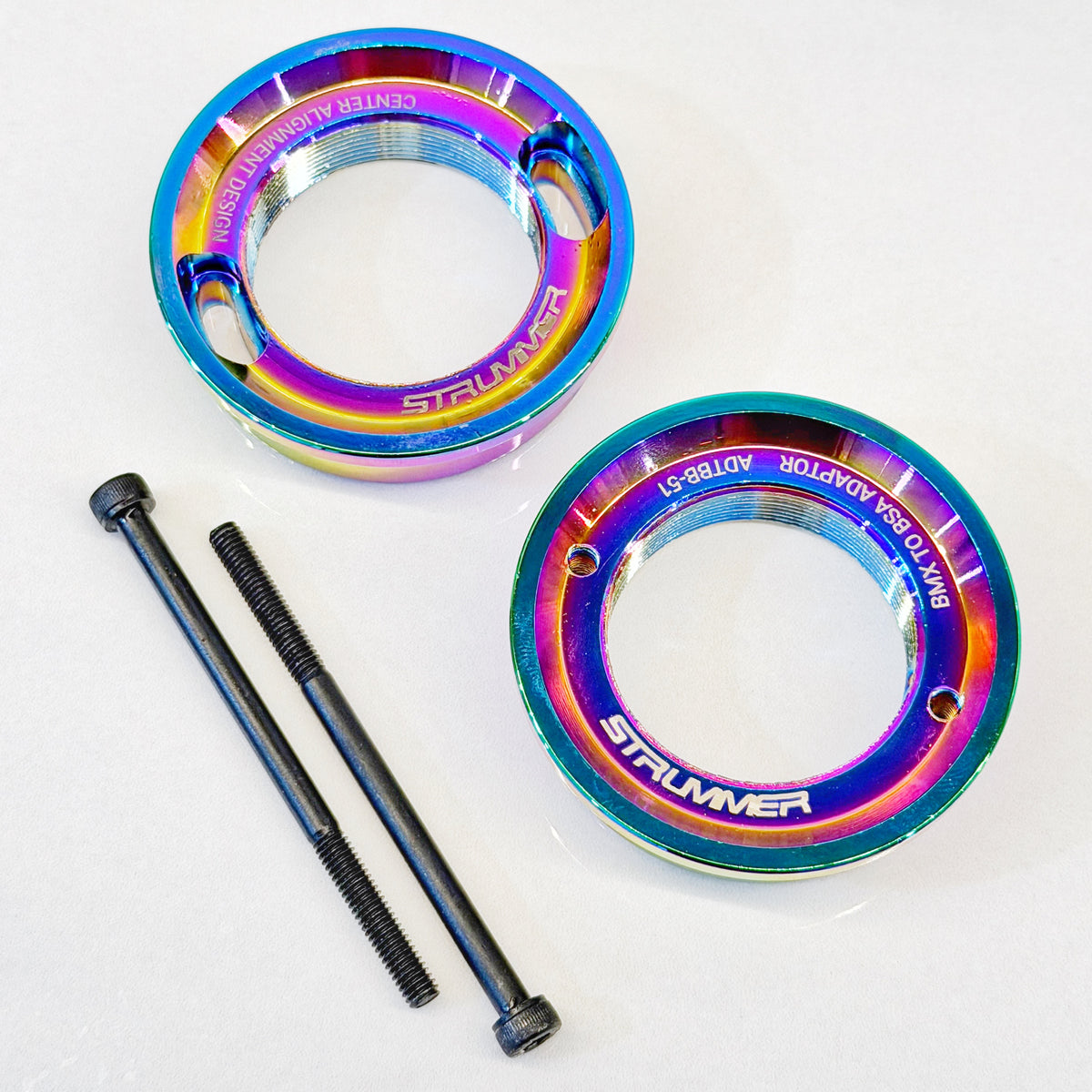 Strummer ADTBB-51 BMX to BSA / Cartridge Square Taper Square Spindle Bottom Bracket Adaptor