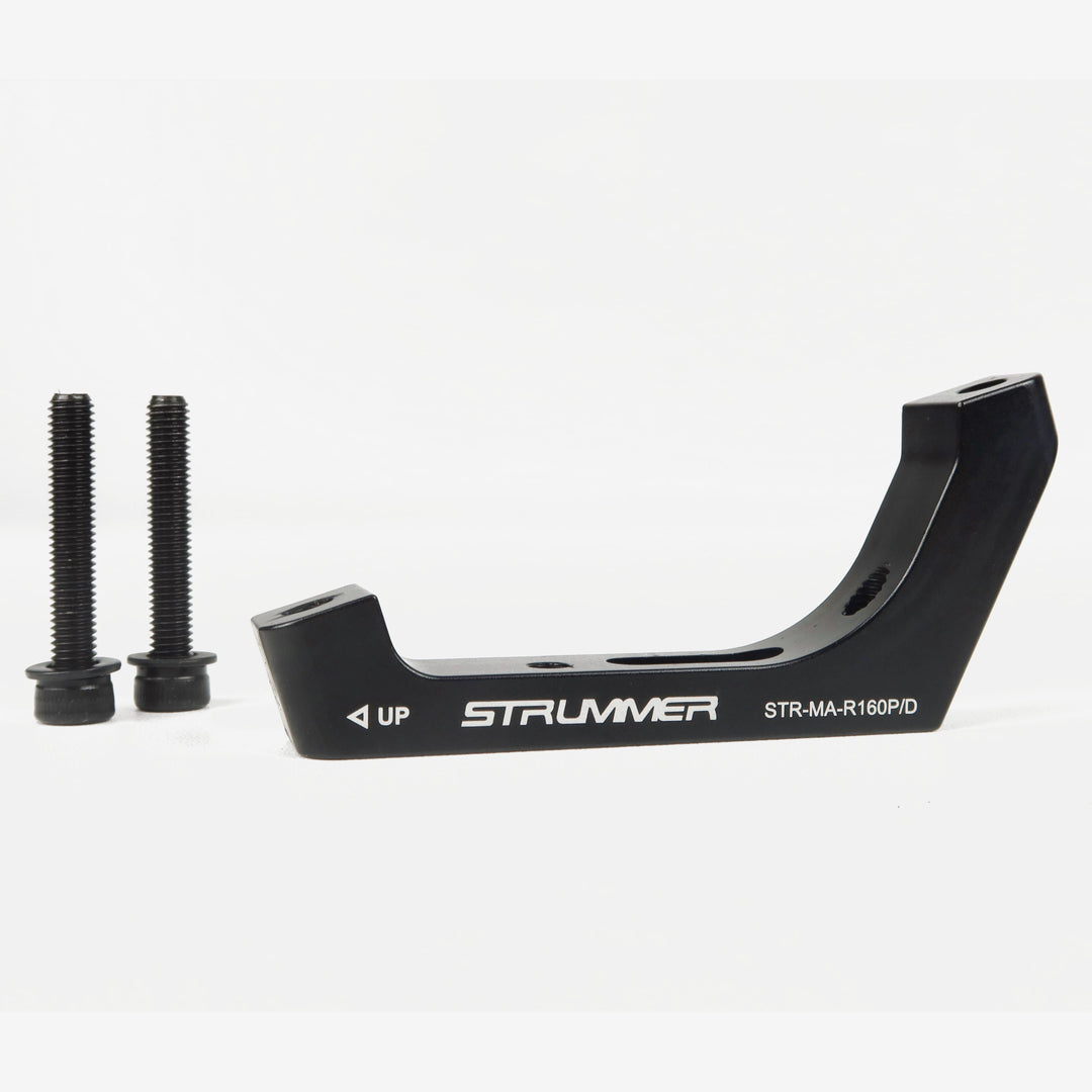 Strummer STR-MA-R160P/D Flat-Post Disc Brake Caliper Mount Adaptor (Rear)