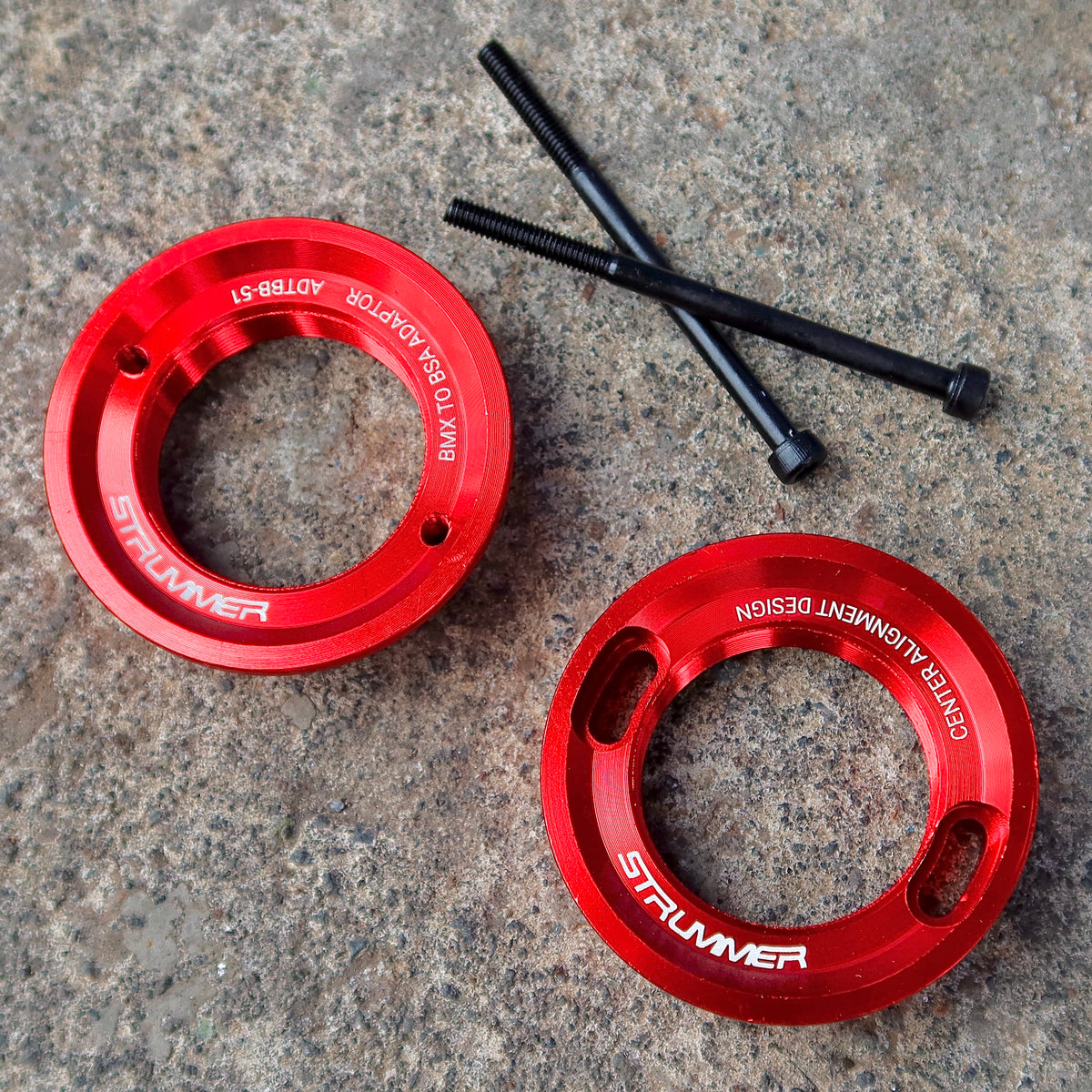 Strummer ADTBB-51 BMX to BSA / Cartridge Square Taper Square Spindle Bottom Bracket Adaptor