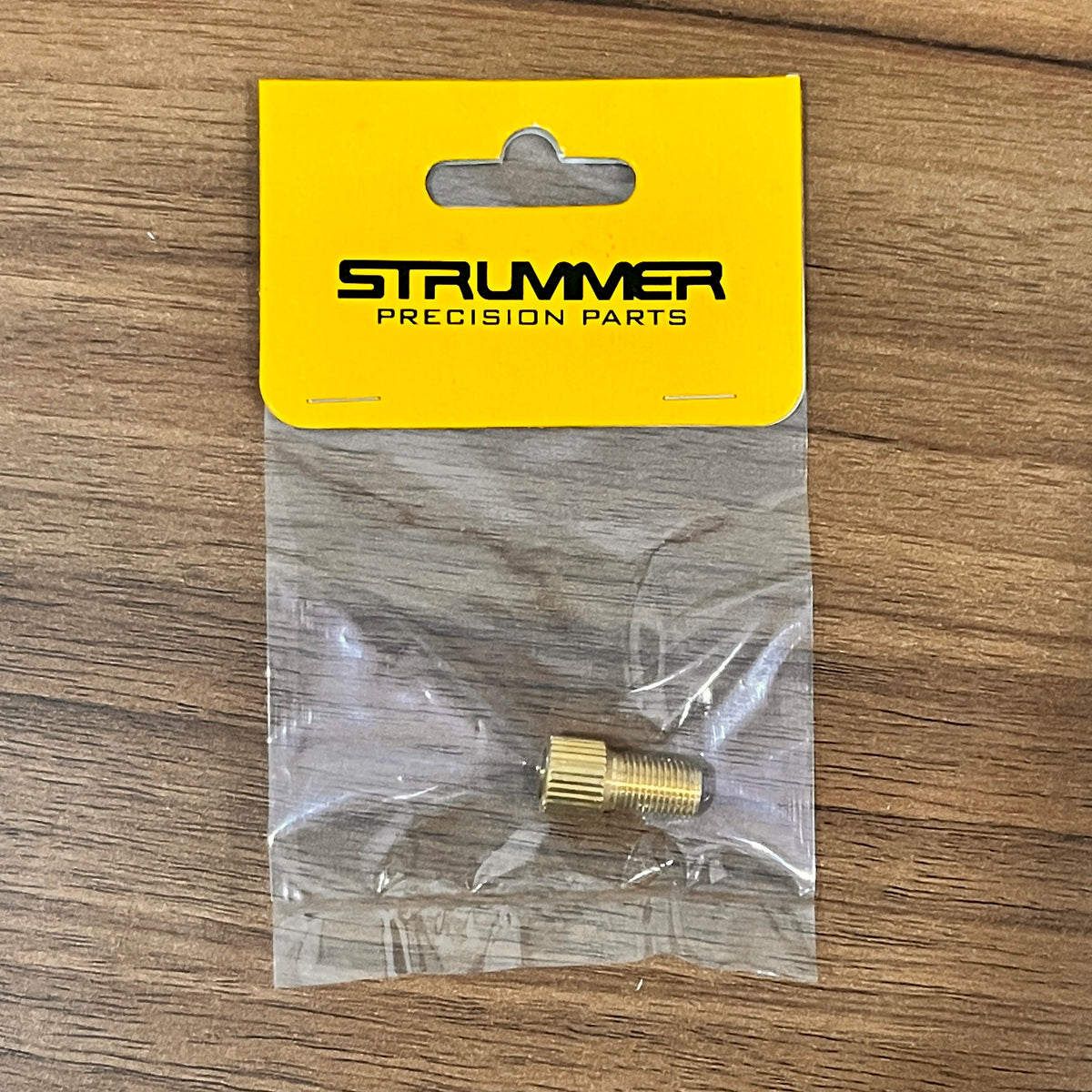 Strummer Brass Adapter ng Presta (FV) papuntang Schrader (AV) Valve (20 mm)