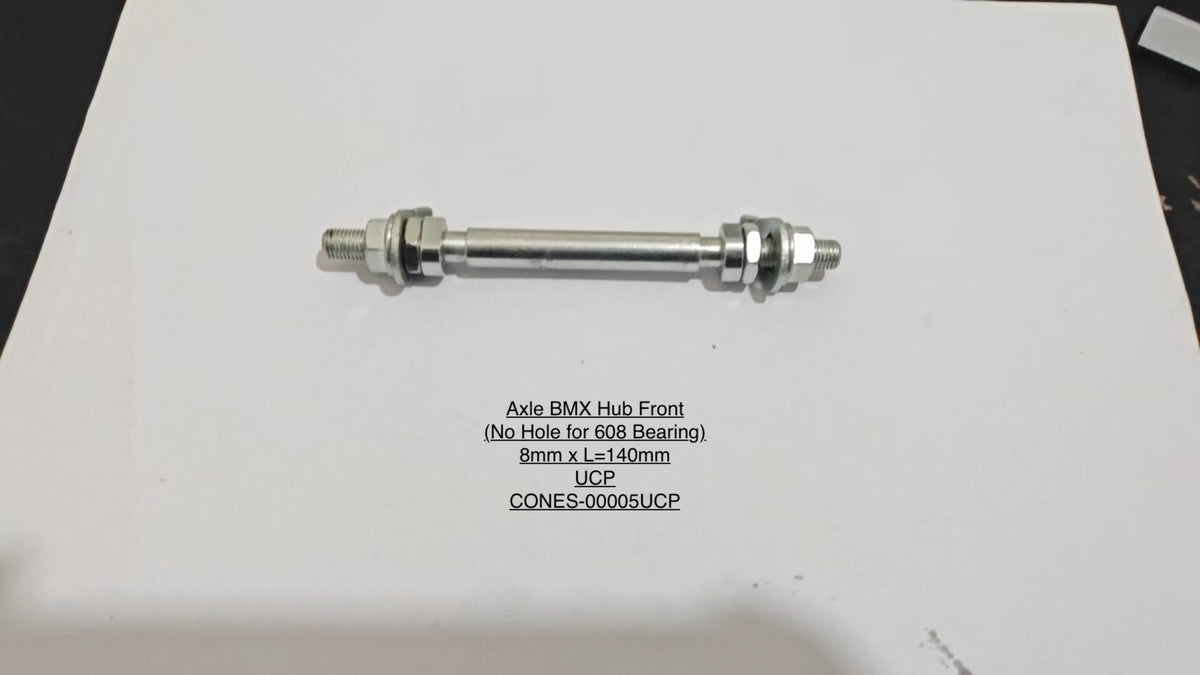 Trục moay-ơ BMX/MTB trước và sau (không lỗ, vòng bi 600/6000/6900)
