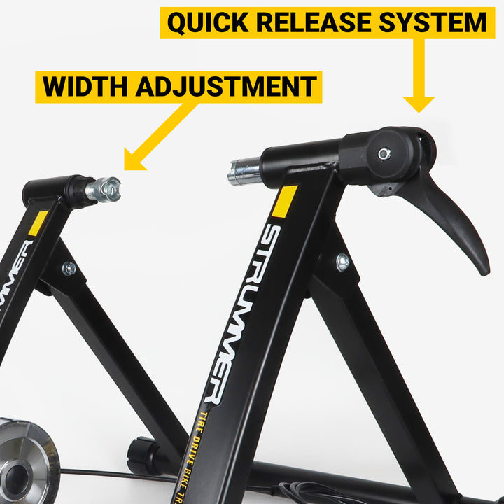 Strummer BT-8 Magnetic Resistance Indoor Bike Trainer na may Remote (18"-20")