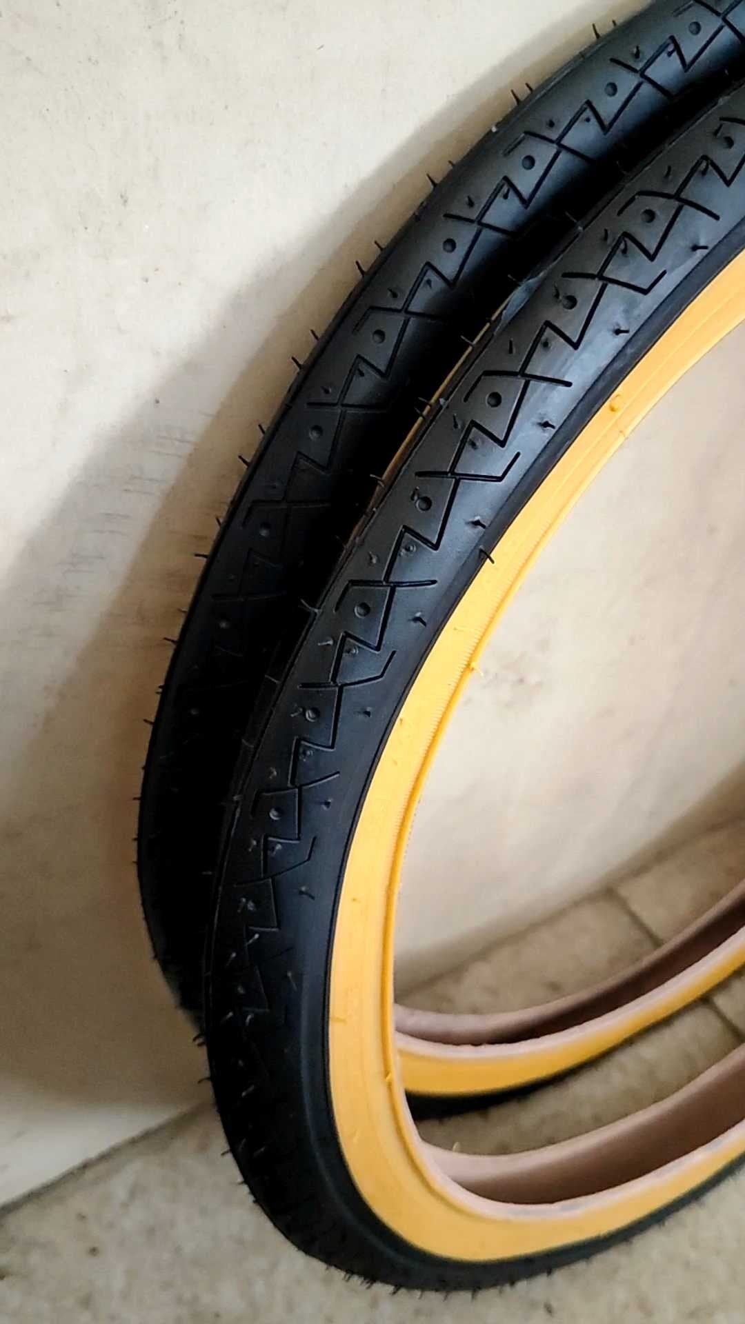 Ban Luar Kenda 20 x 1.75 K154 Black-Gumwall BL-00261BKGM