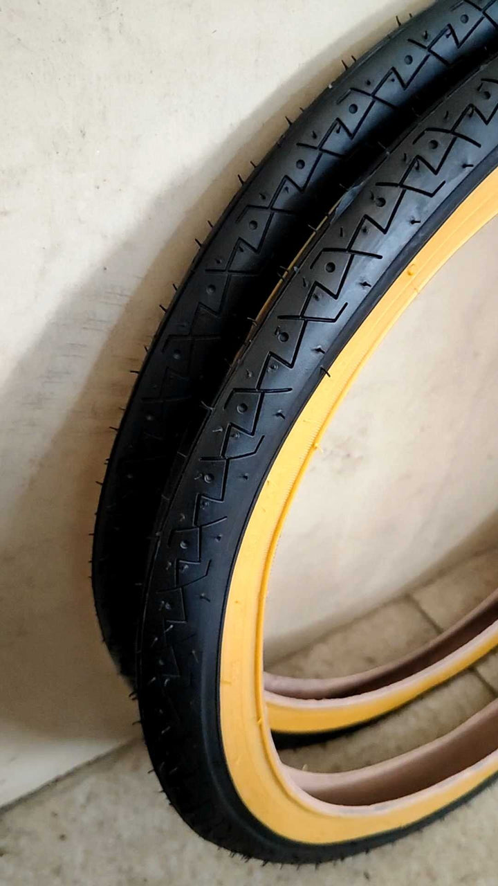 Ban Luar Kenda 20 x 1.75 K154 Black-Gumwall BL-00261BKGM