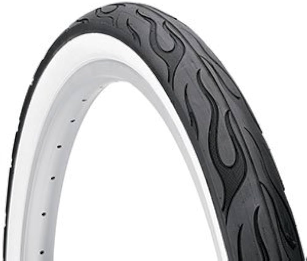 Ban Luar Kenda 26 x 2.125 K1008A Black-White BL-00324BKWH