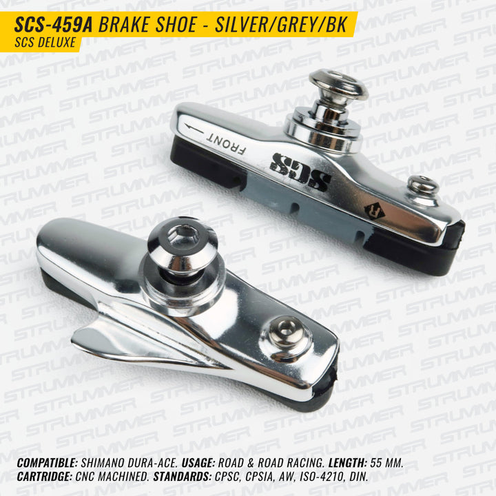 Brake Shoe SCS-459A Machined Cartridge 55 mm