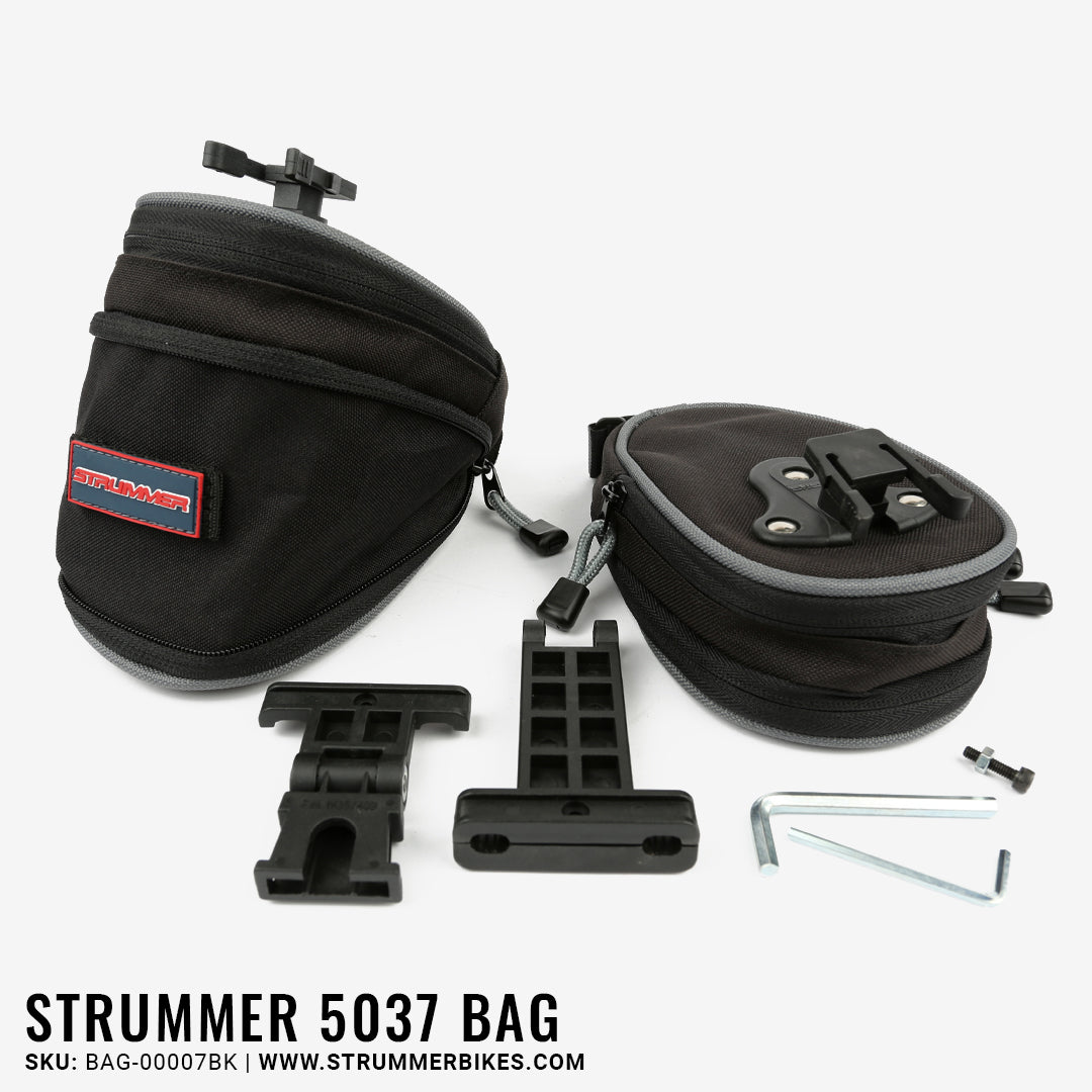 Tas Untuk Sadel Sepeda Strummer G-5037 Hitam