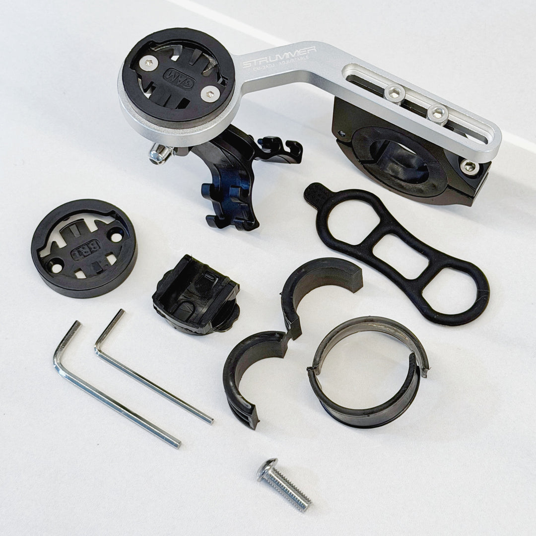 Strummer CM-3ADJ Adjustable Bike Computer Holder (Clamp On Barfly)