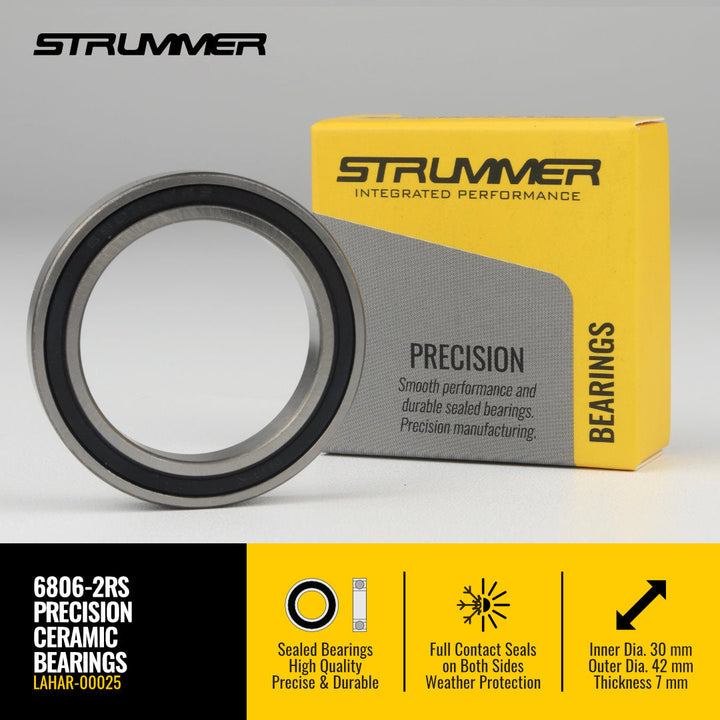 Strummer 6806-2RS Sealed Bearing (Hybrid Ceramic)