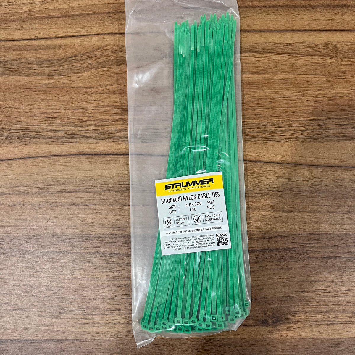 Cable Tie Strummer 3.6x300 Standard Nylon (100 Piraso/Pack)