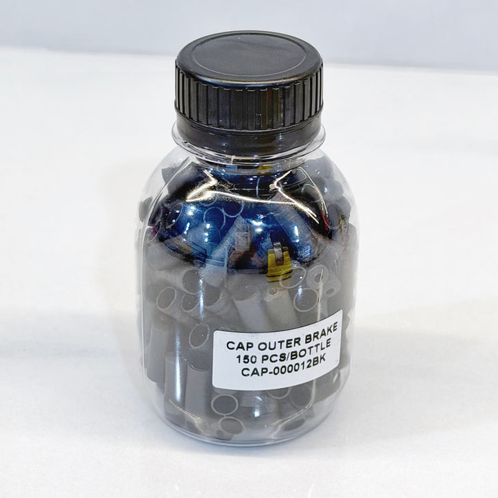 Cap for Outer Brake Cable Housing (150 Pcs/Bottle) Black