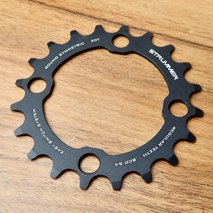 strummer BCD-64 Aluminum Alloy Chainring สำหรับหลายสปีด