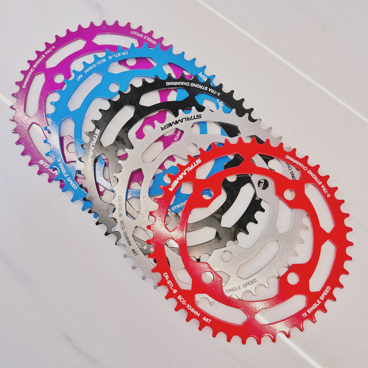 Chainring Strummer CR-STL-8, Steel, BCD-104, 44T