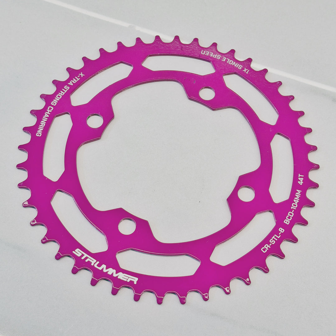 Chainring Strummer CR-STL-8, Steel, BCD-104, 44T