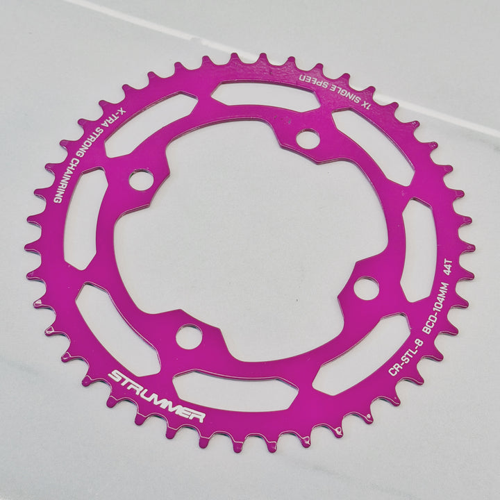 Chainring Strummer CR-STL-8, Steel, BCD-104, 44T