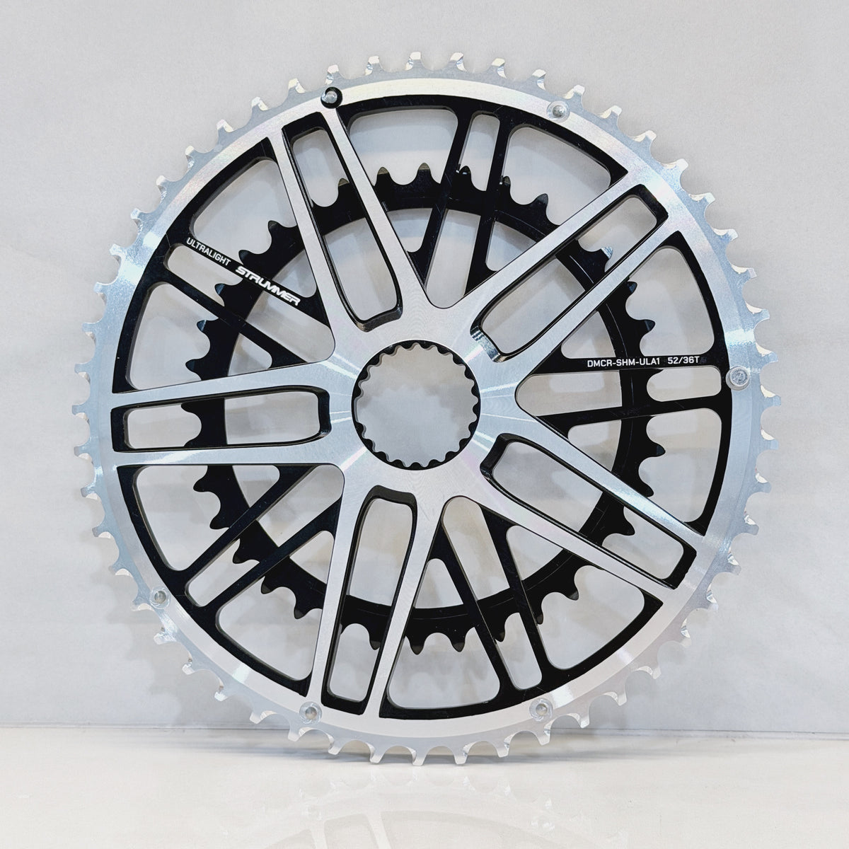 Cincin rantai Strummer DMCR-SHM-ULA1 Ultralight AL-7075 (Direct Mount yang Serasi dengan Shimano)