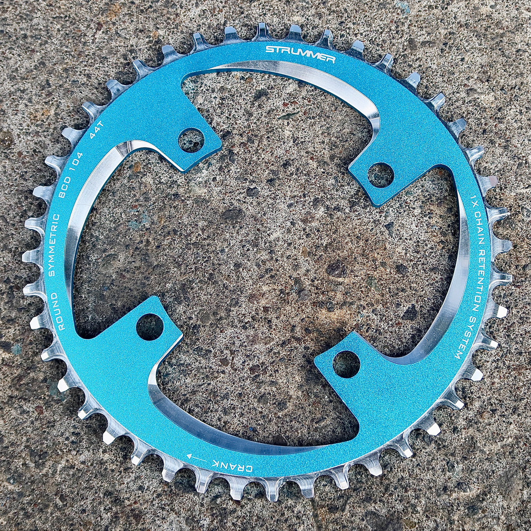 Strummer CNC aluminyo alloy makitid-malawak na chainrings