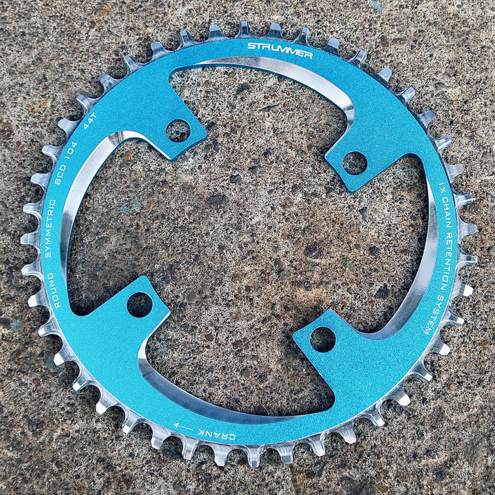 Strummer CNC aluminyo alloy makitid-malawak na chainrings