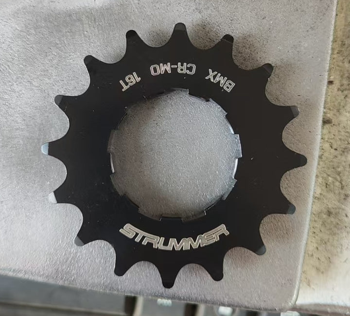 Strummer 16t bmx cog with cr-mo material